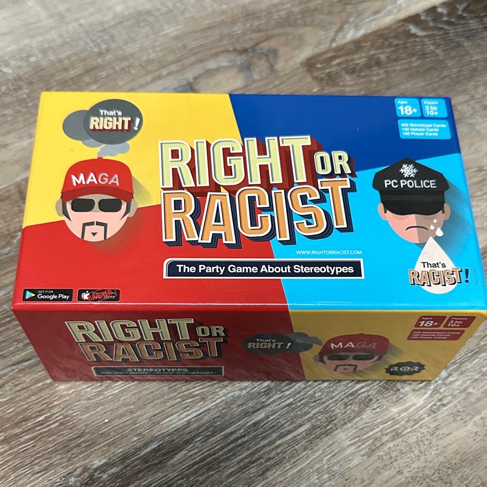 Right or Racist Party Game